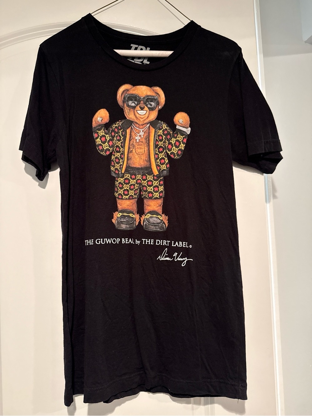 The Guwop Bear Graphic Tee - Black by